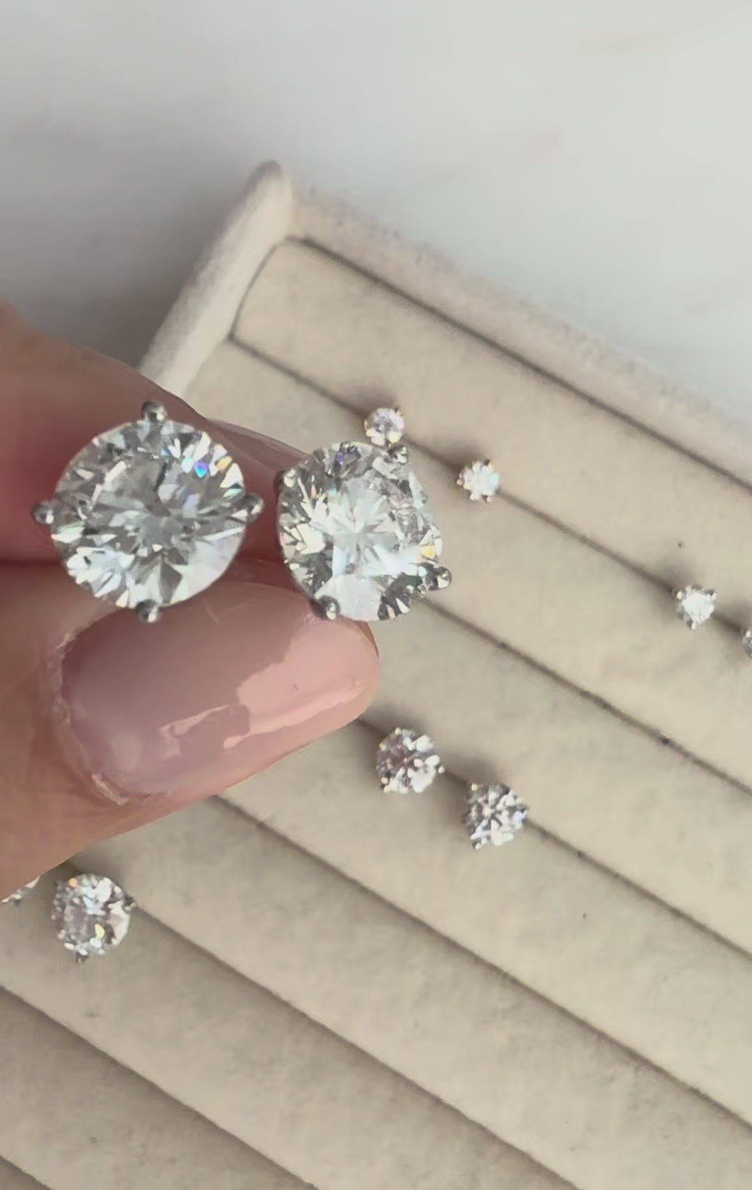 Aurora Diamond Studs